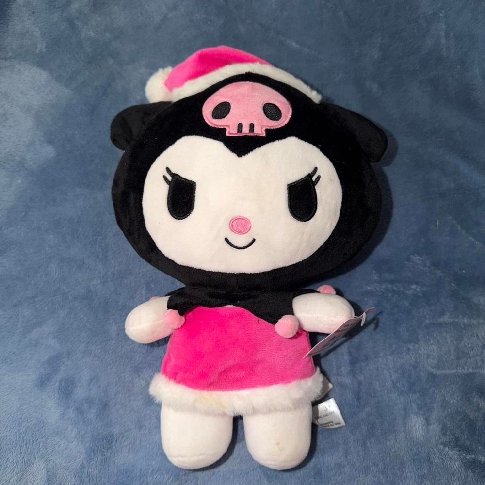 Sanrio - 9.5 Inch Holiday Kuromi with Pink Dress and Hat‎